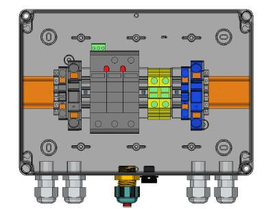 Phoenix Contact protezione da sovratensione CC Tipo II, 1 MPP, terminali