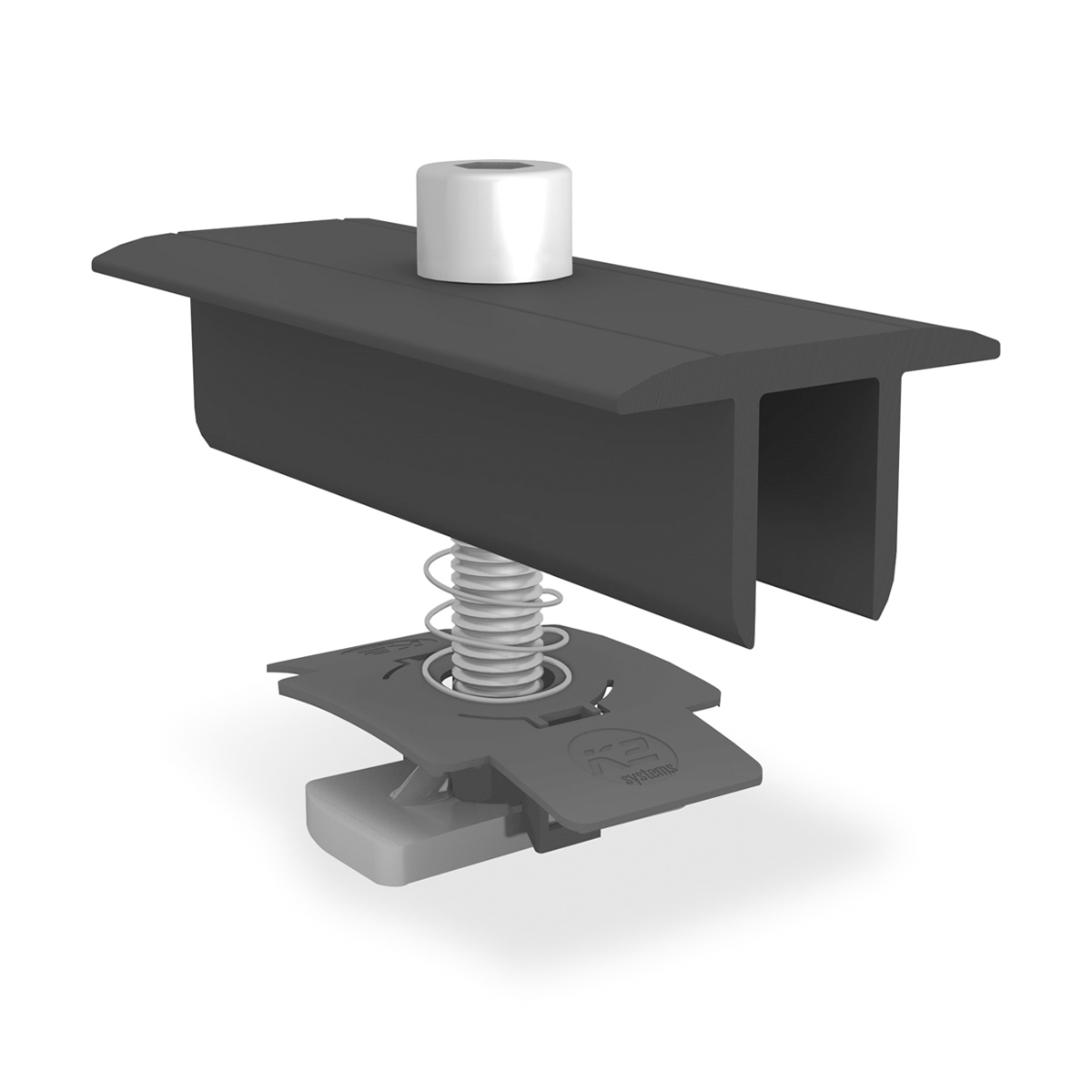 K2 Modulmittelklemme XS Set 30 mm, schwarz
