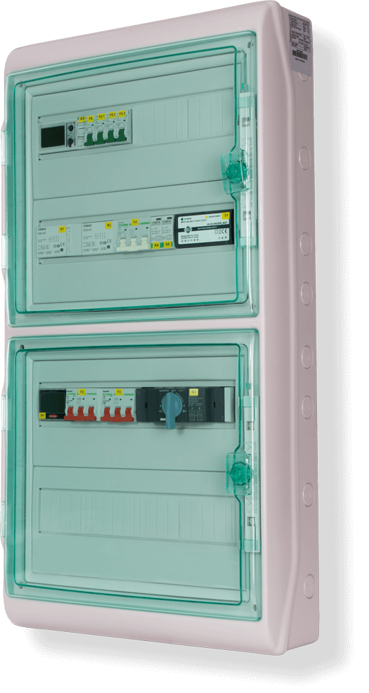 Dispositivo di commutazione Enwitec 3-F Fronius Symo Gen24, 30 kW, incl. Smart Meter IT