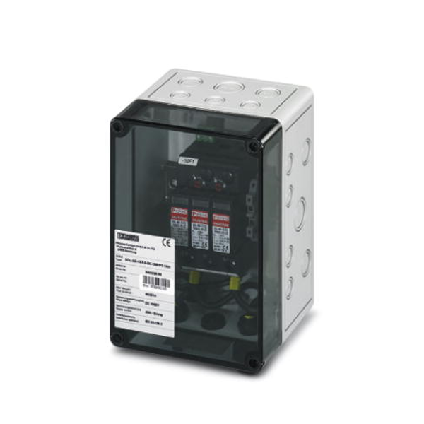 Scatola di sovratensione DC Phoenix Contact, Tipo I+II, 1 MPP