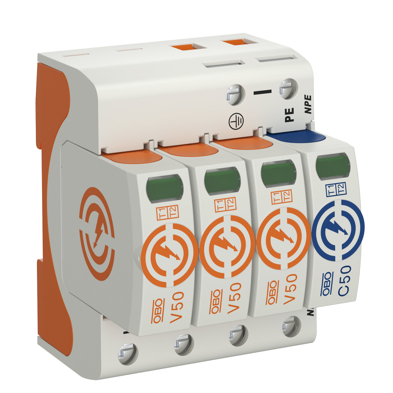 OBO scaricatore di sovratensione AC tipo I+II, V50