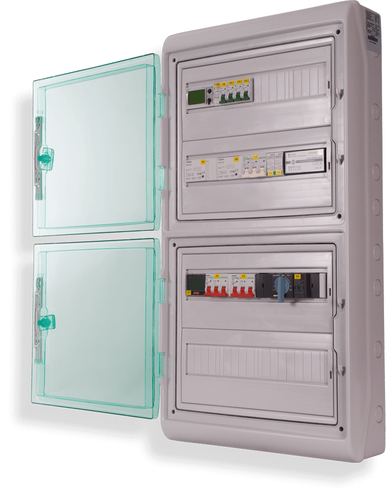 Dispositivo di commutazione Enwitec 3-F Fronius Symo Gen24, 30 kW, incl. Smart Meter IT